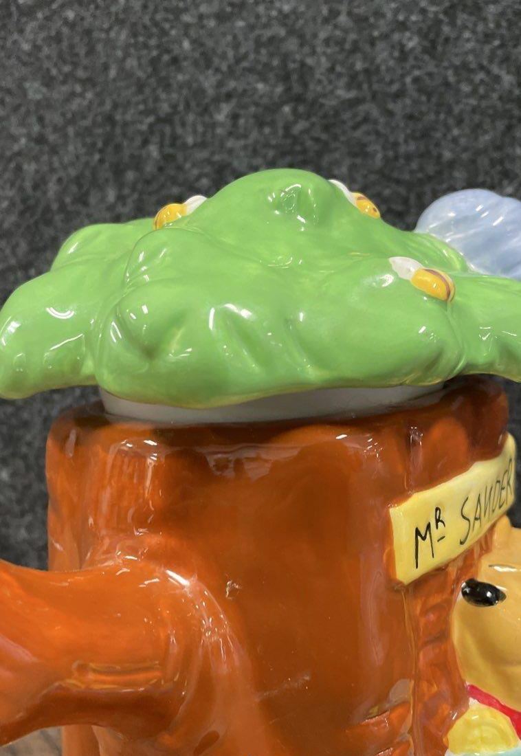 Disney Winnie the Pooh Houston Harvest Ceramic Mr. Sanders Tree House Teapot