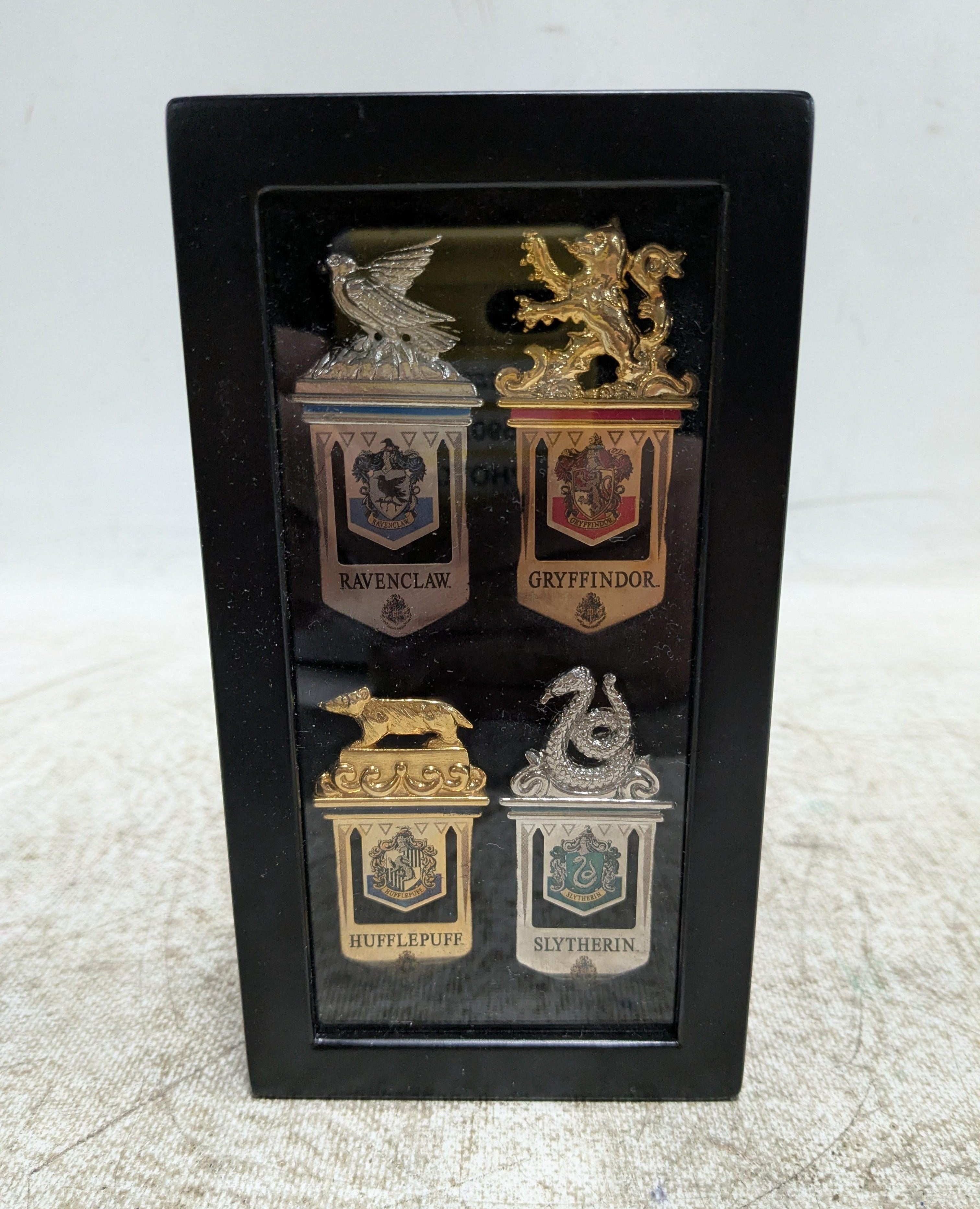 Harry Potter Hogwarts House Crest Metal Bookmarks Set of 4
