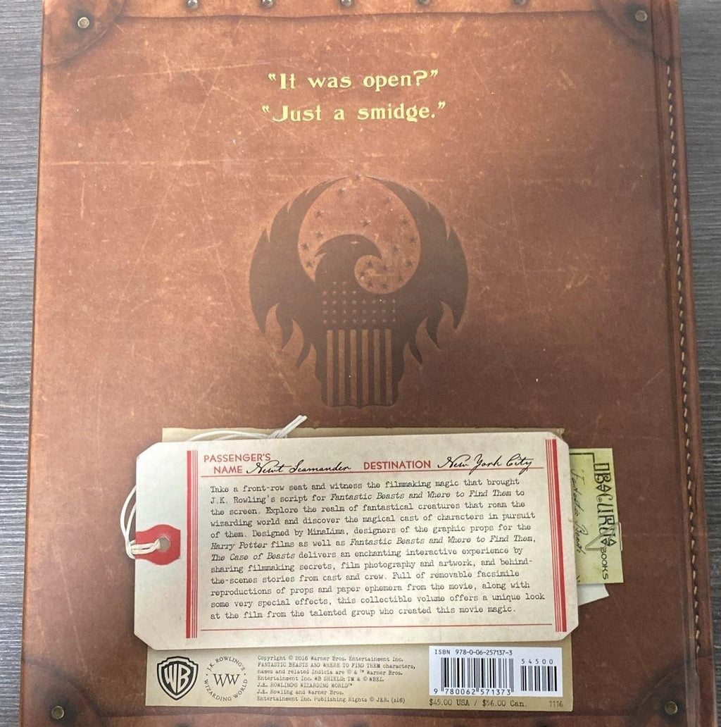 (SOLD) The Case of Beasts by Mark Salisbury | Designed by MinaLima | Fantastic Beasts Wizardry Archive Book 2016