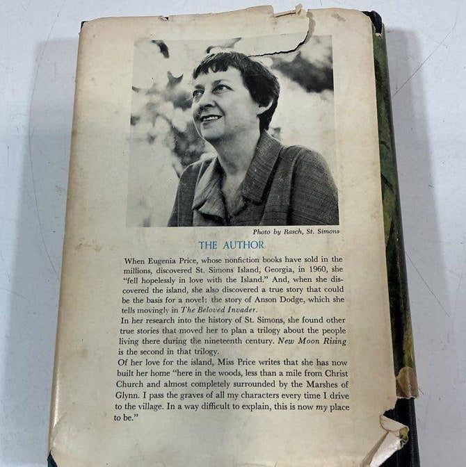 The Beloved Invader by Eugenia Price 1965, Hardcover, Signed with DJ