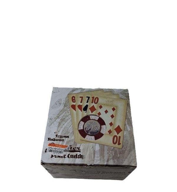 Brown Tommy Bahama Leather Poker Caddy