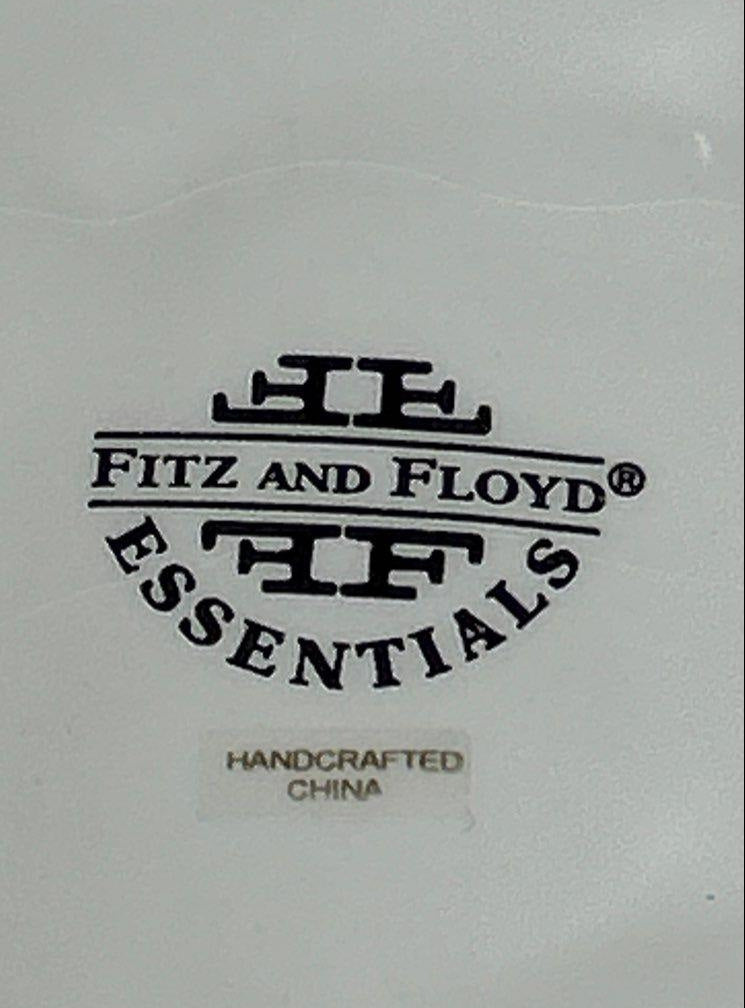 (SOLD) Fitz & Floyd Holiday Bells Canapé Plate Christmas Appetizer Dish in Original Box