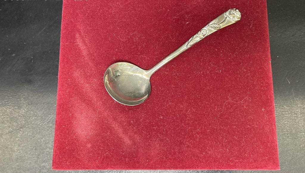 Godinger Crystal Legends Footed Compote with Silver Plated Ladle
