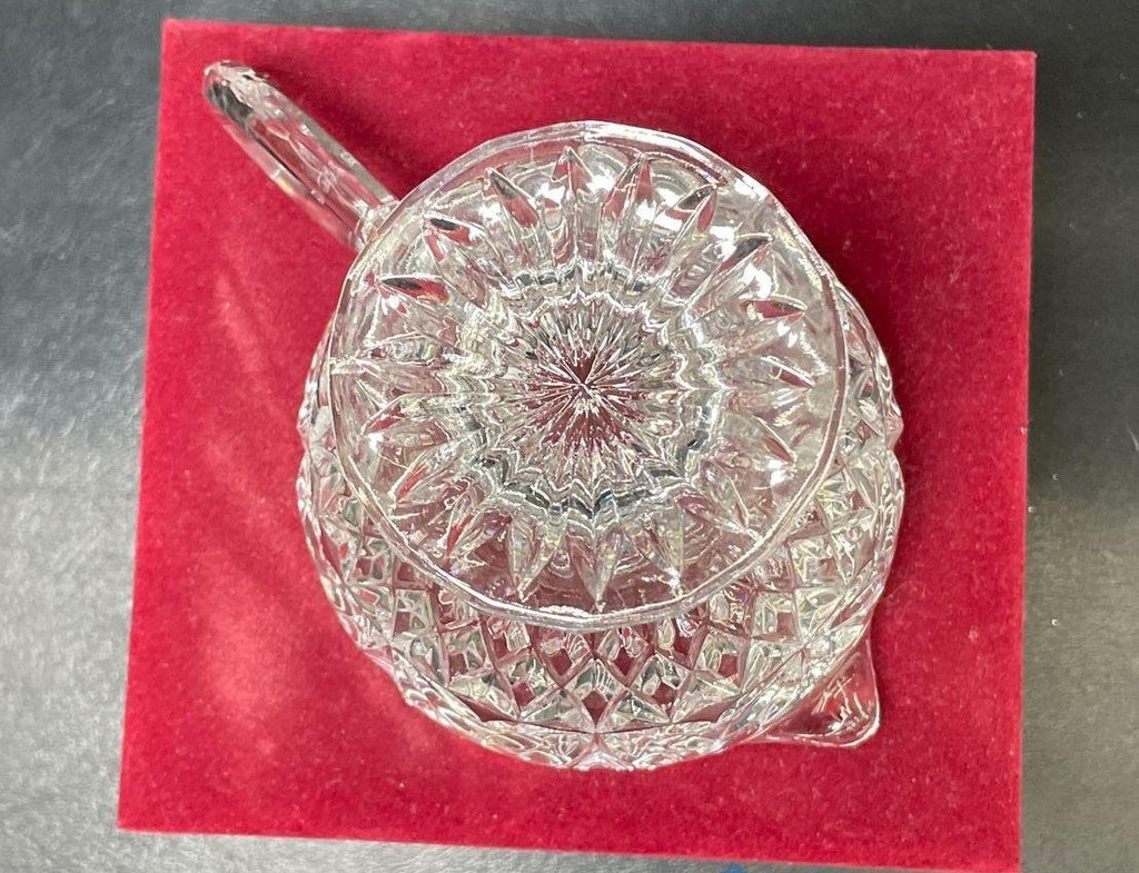 Godinger Crystal Legends Footed Compote with Silver Plated Ladle