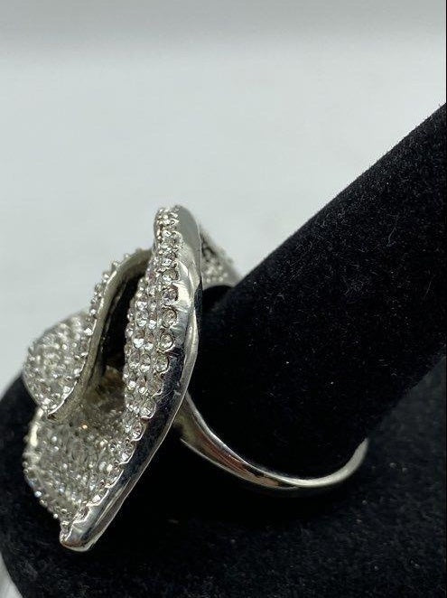 Joan Rivers Vintage Rhinestone Statement Ring