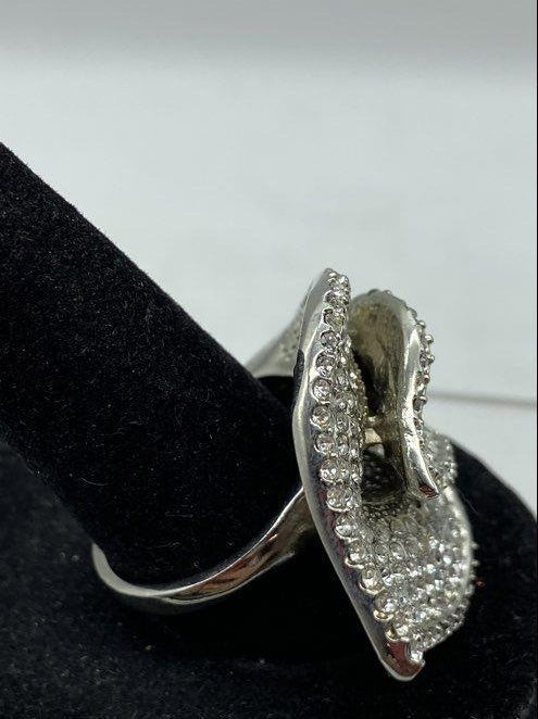 Joan Rivers Vintage Rhinestone Statement Ring