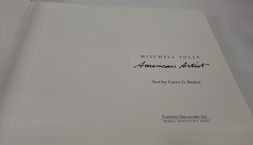 Mitchell Tolle American Artist Signed Edition Hardcover, Kentucky Folk Art Coffee Table Book