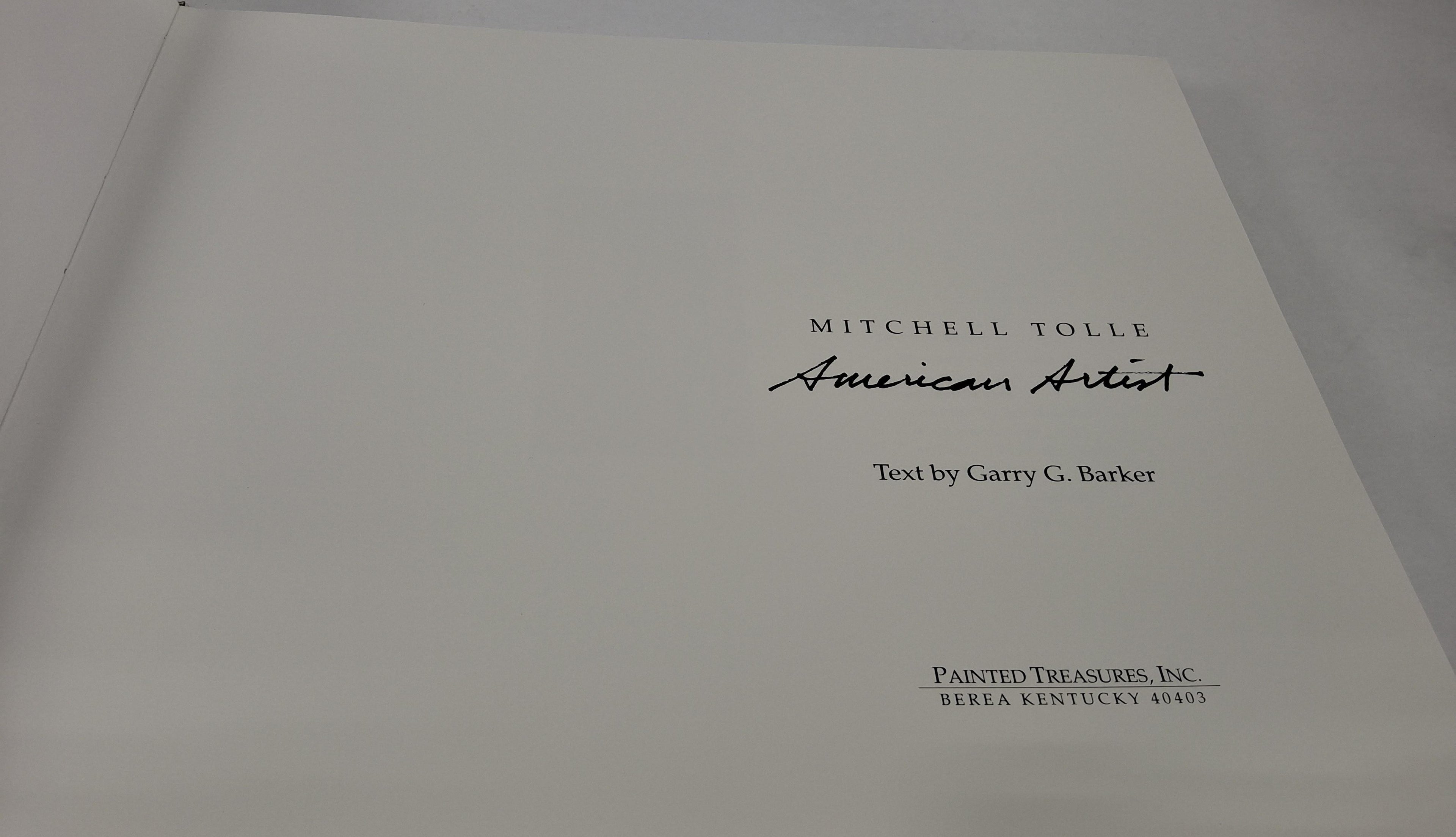 Mitchell Tolle American Artist Signed Edition Hardcover, Kentucky Folk Art Coffee Table Book