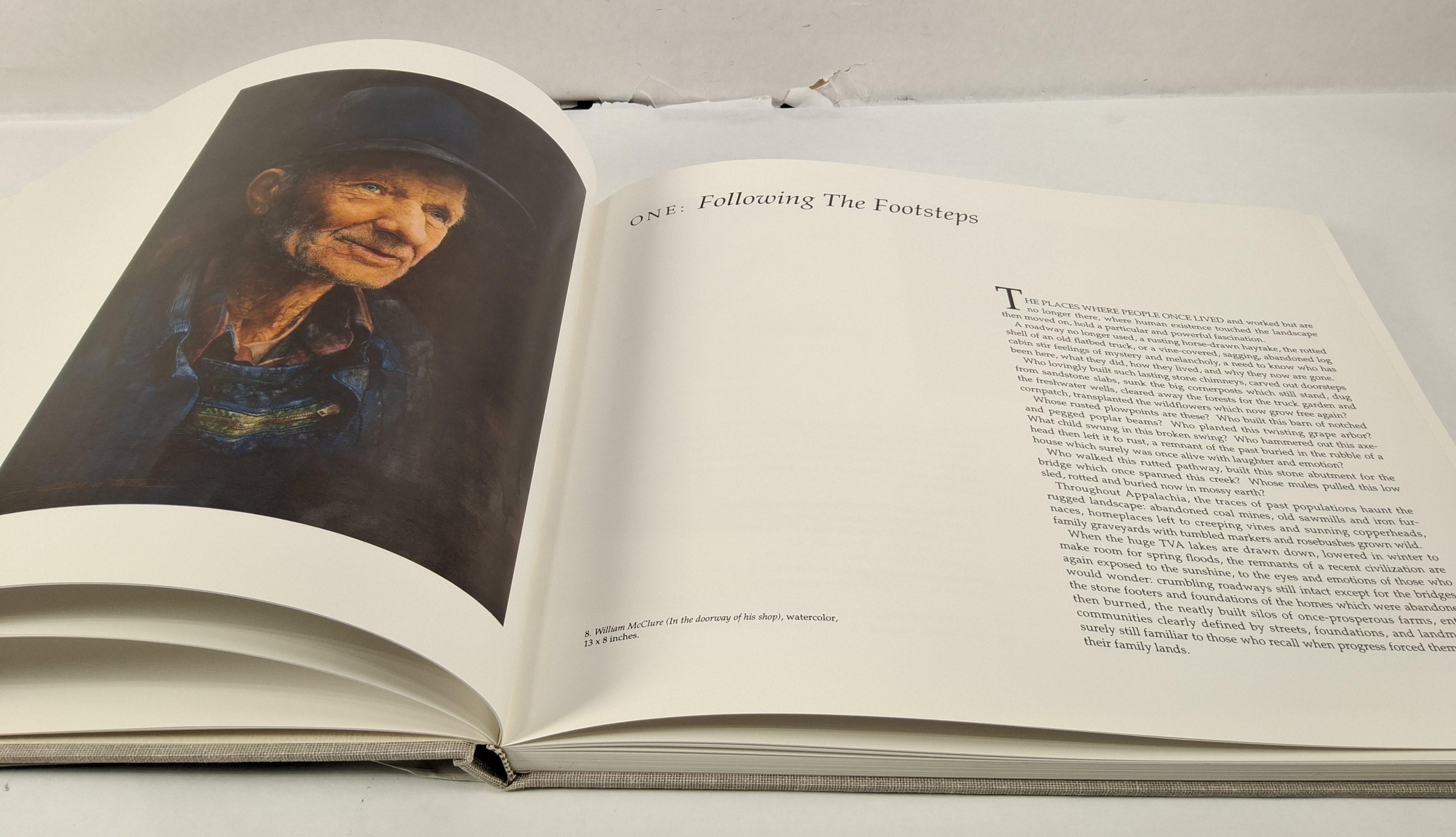 Mitchell Tolle American Artist Signed Edition Hardcover, Kentucky Folk Art Coffee Table Book