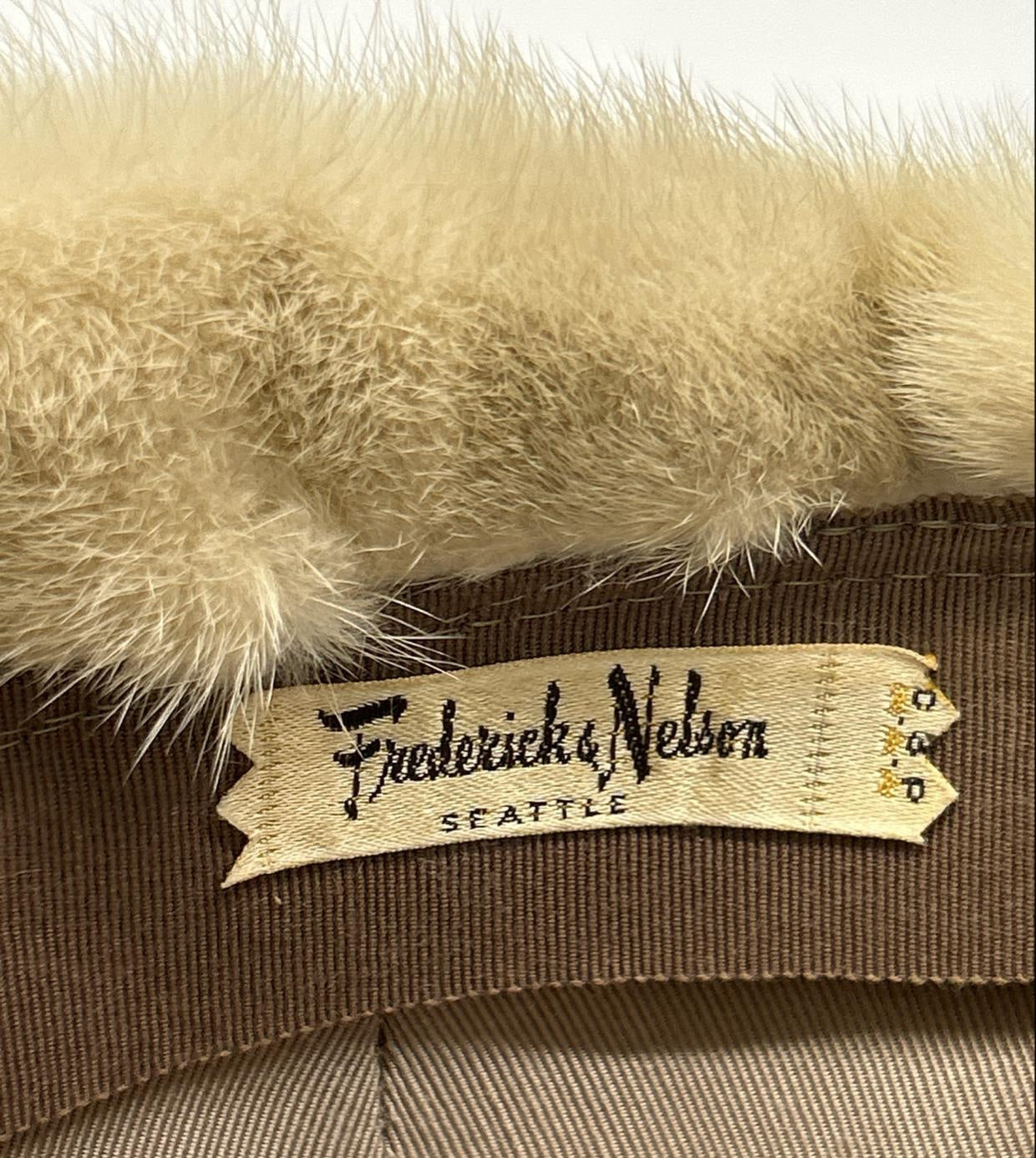 Frederick Nelson Vintage Fur Bucket Hat