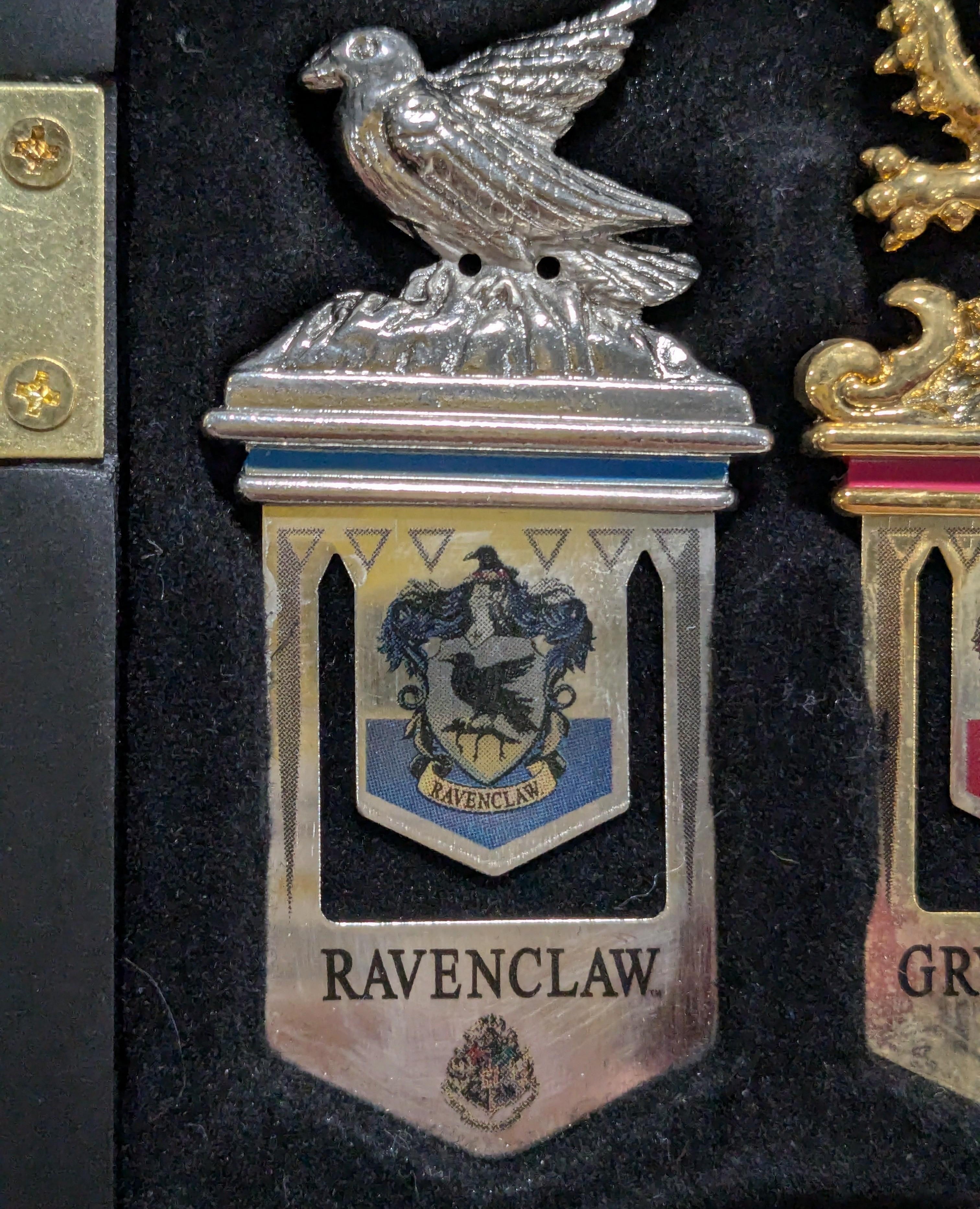 Harry Potter Hogwarts House Crest Metal Bookmarks Set of 4