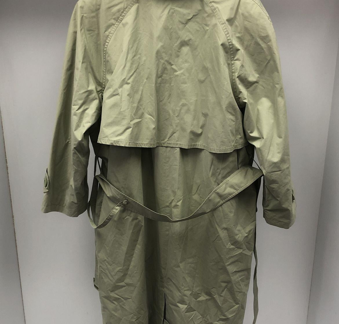London Fog Women's Green Coat - Size 14 PET