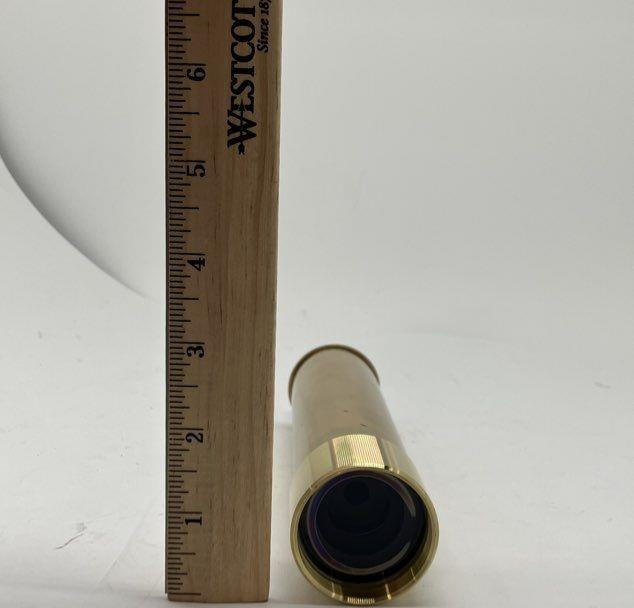Vintage Jason Brass Spyglass Telescope with Original Wood Box – Gentleman’s Library Decor
