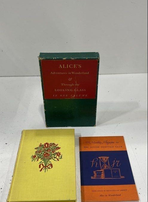 (SOLD) Alice's Adventures in Wonderland & Through the Looking-Glass by Lewis Carroll (1941 Heritage Press)