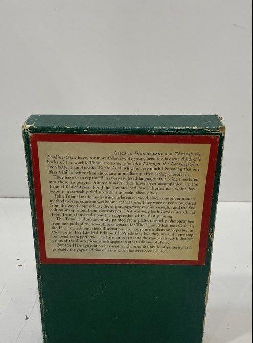 (SOLD) Alice's Adventures in Wonderland & Through the Looking-Glass by Lewis Carroll (1941 Heritage Press)