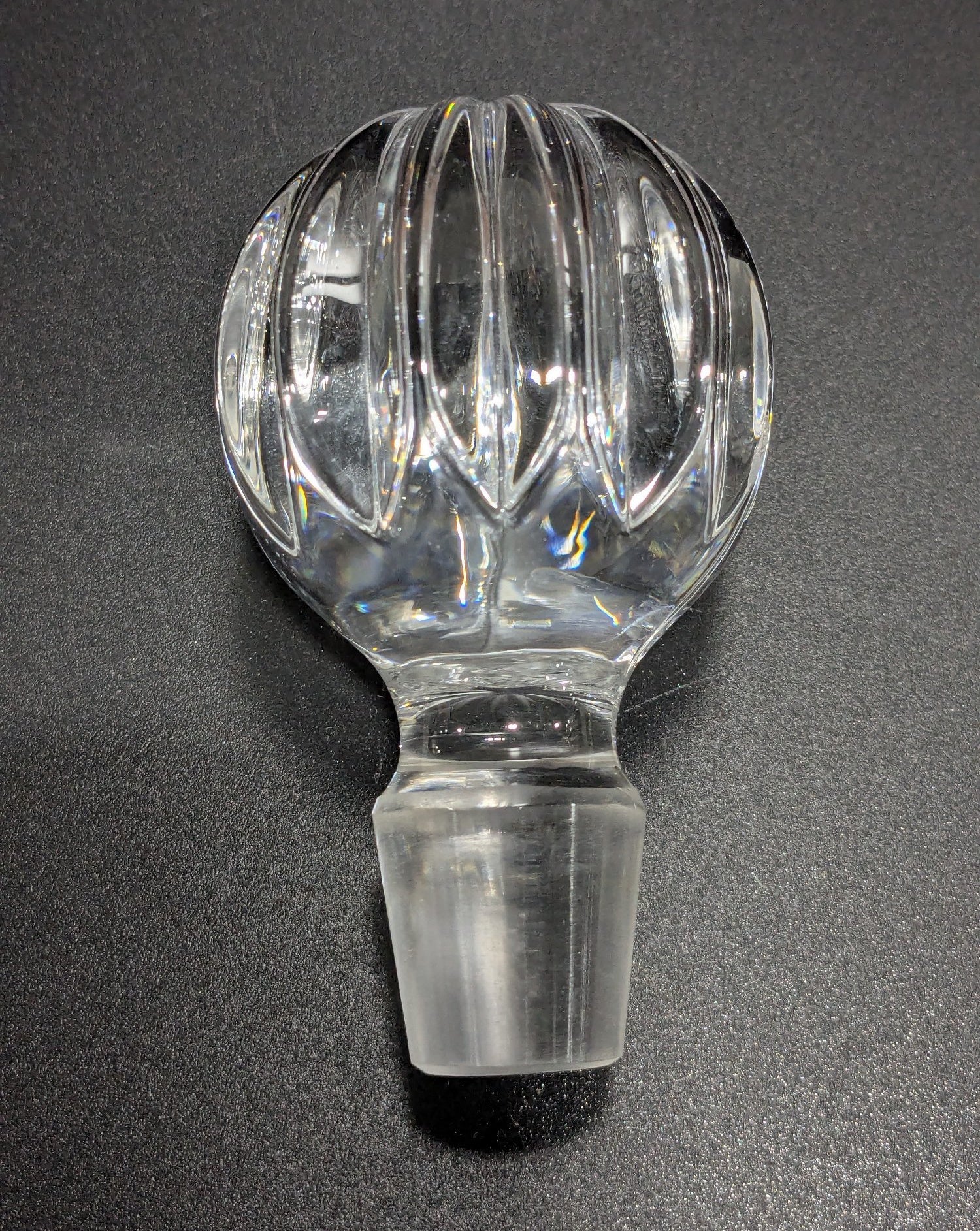 Vintage Fitz and Floyd Crystal Whiskey Decanter