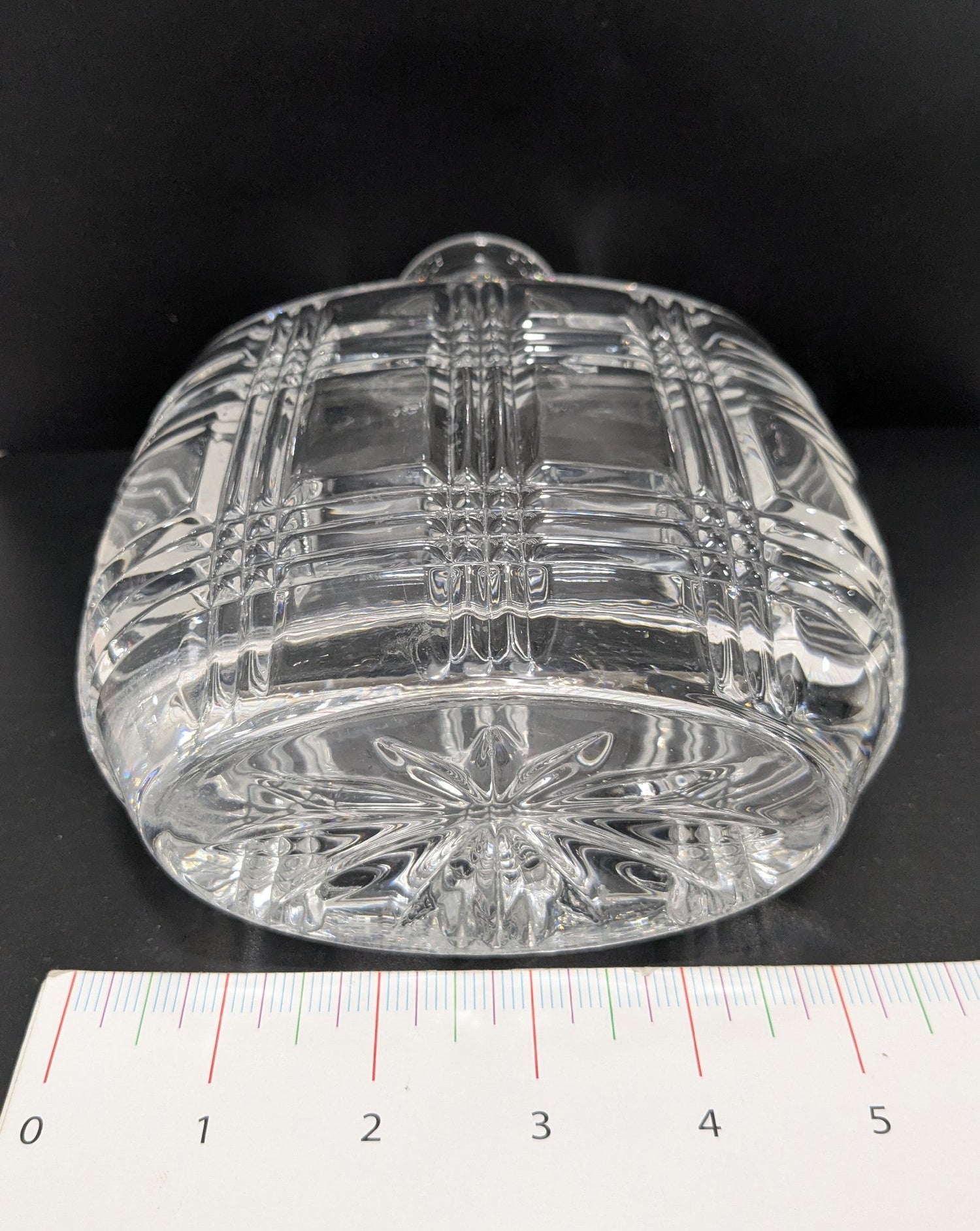 Vintage Fitz and Floyd Crystal Whiskey Decanter
