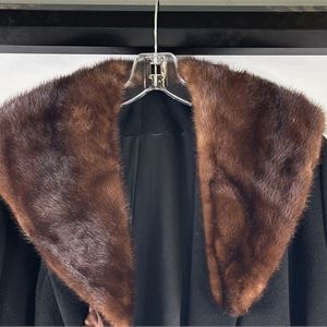 Vintage 1950s Mark IV 100% Cashmere Fur Coat, Size Small-Medium