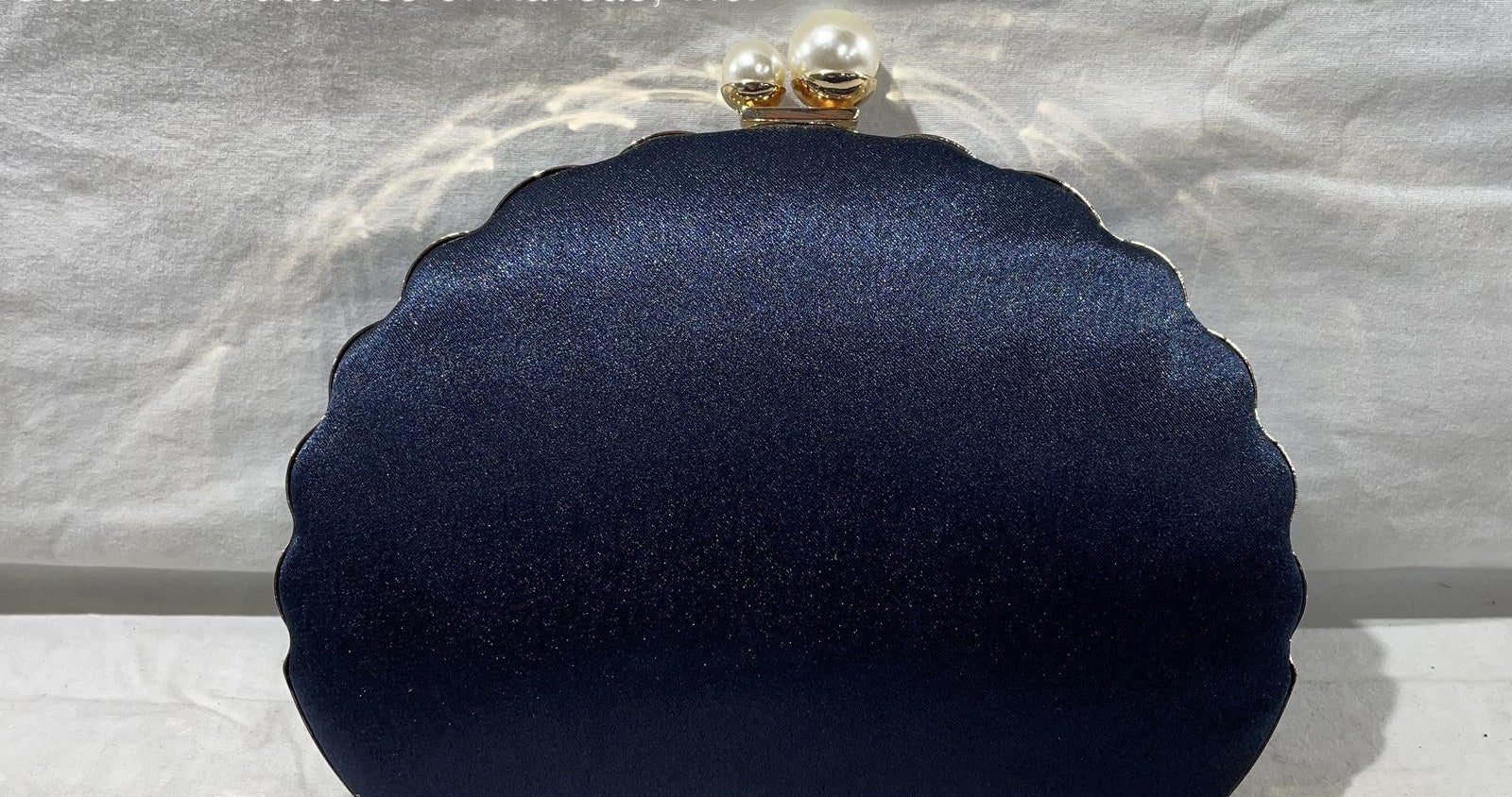 Peacock Beaded Clamshell Evening Bag with Chain Strap, Blue Green Sequined Crossbody Purse