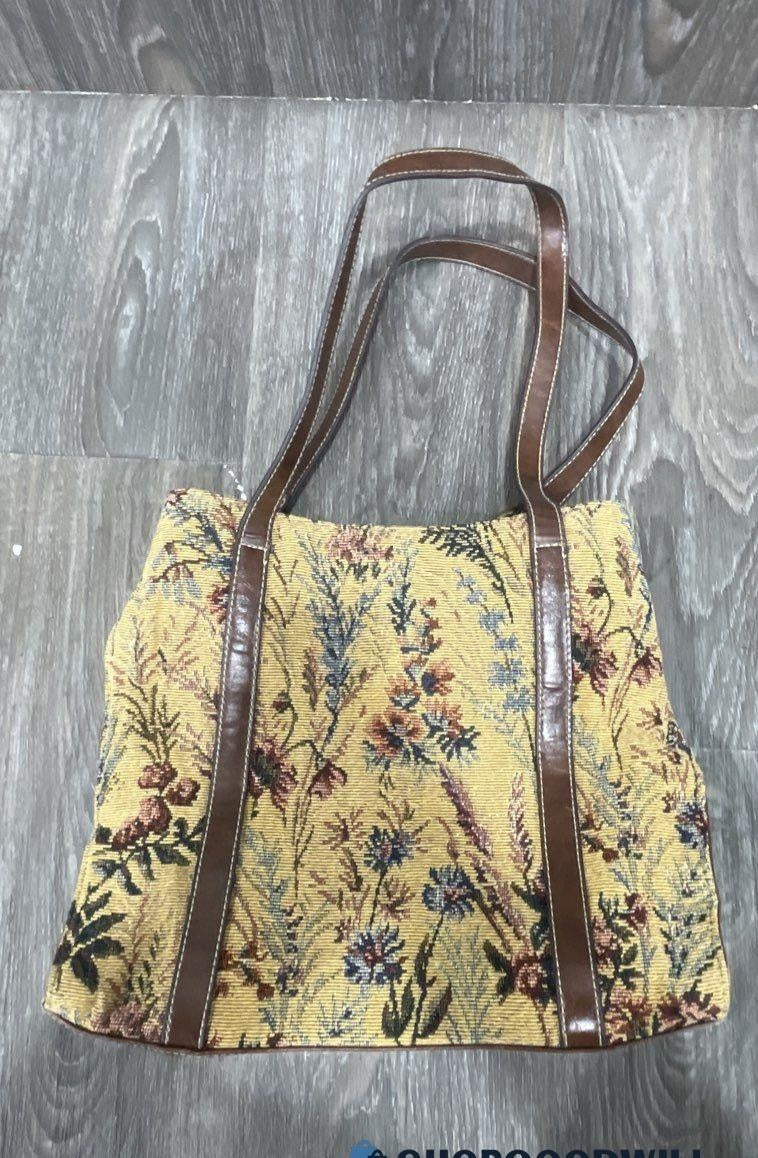 Rosetti Brown Floral Tote