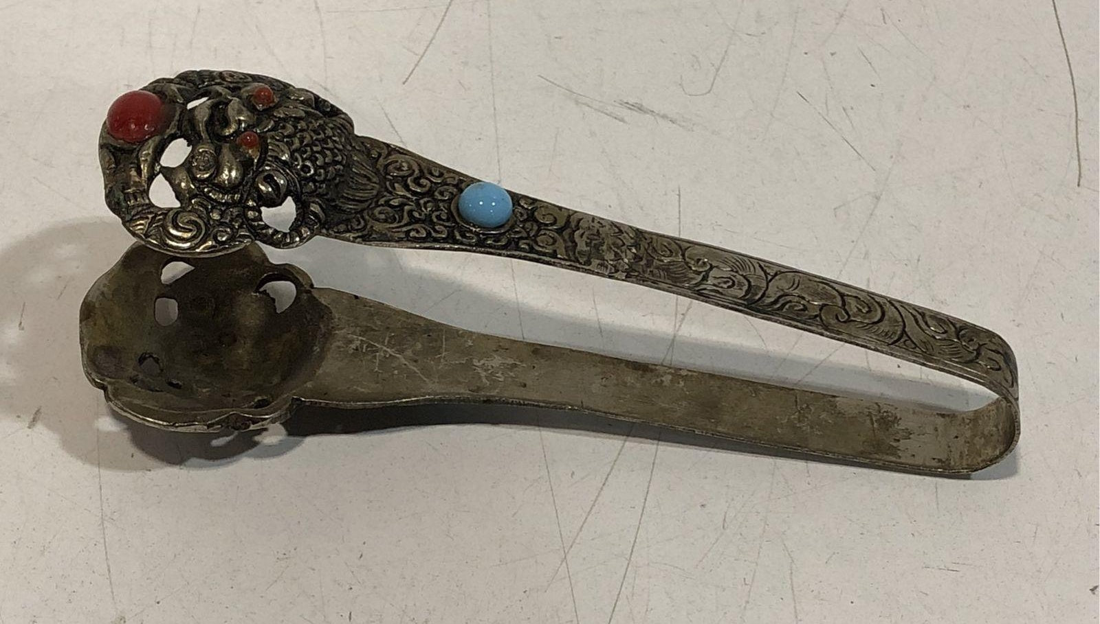 Unique Vintage Ice Sugar Tongs