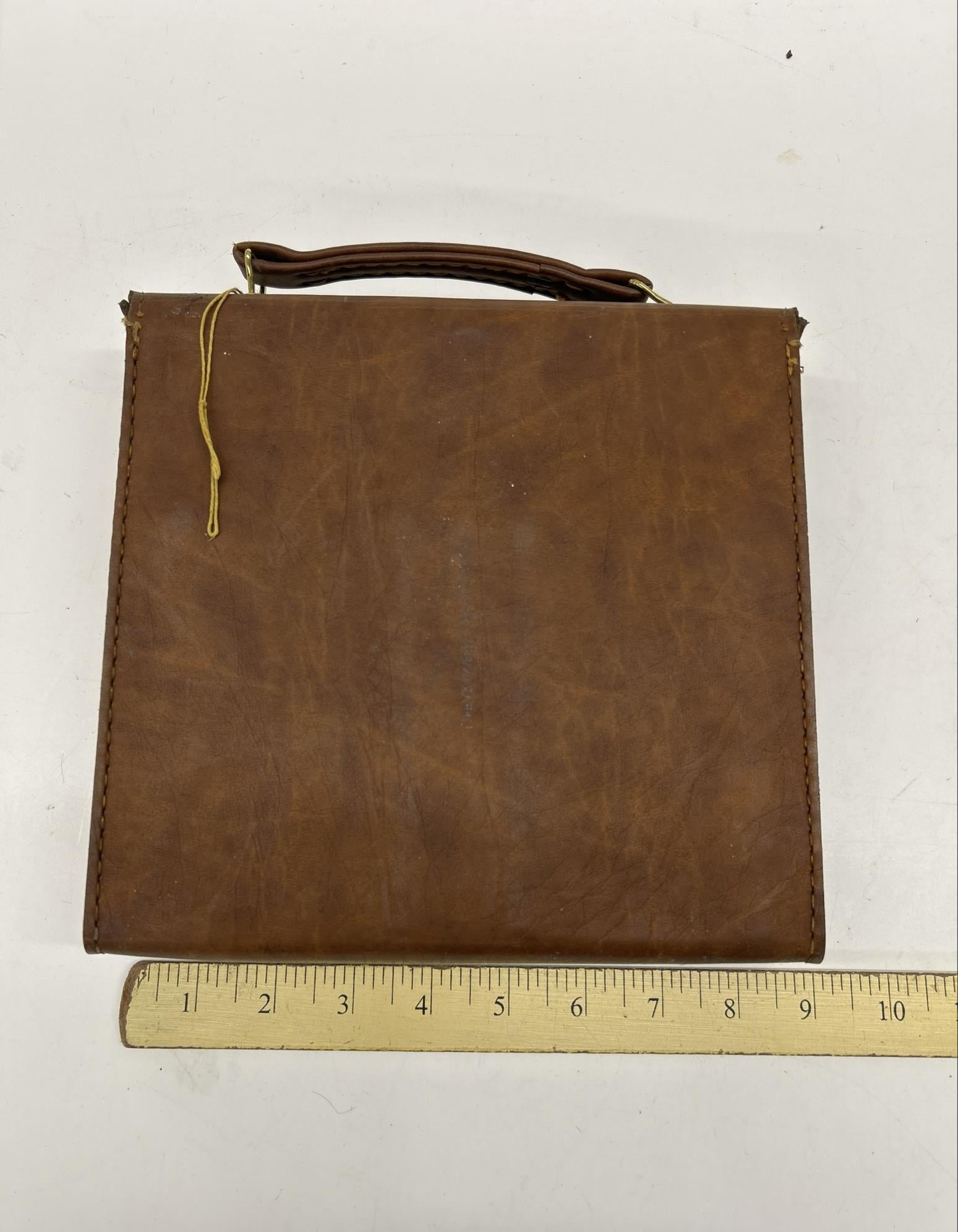 Vintage Leather Portable Bar Set with Cocktail Accessories, Travel Liquor Case Barware Kit