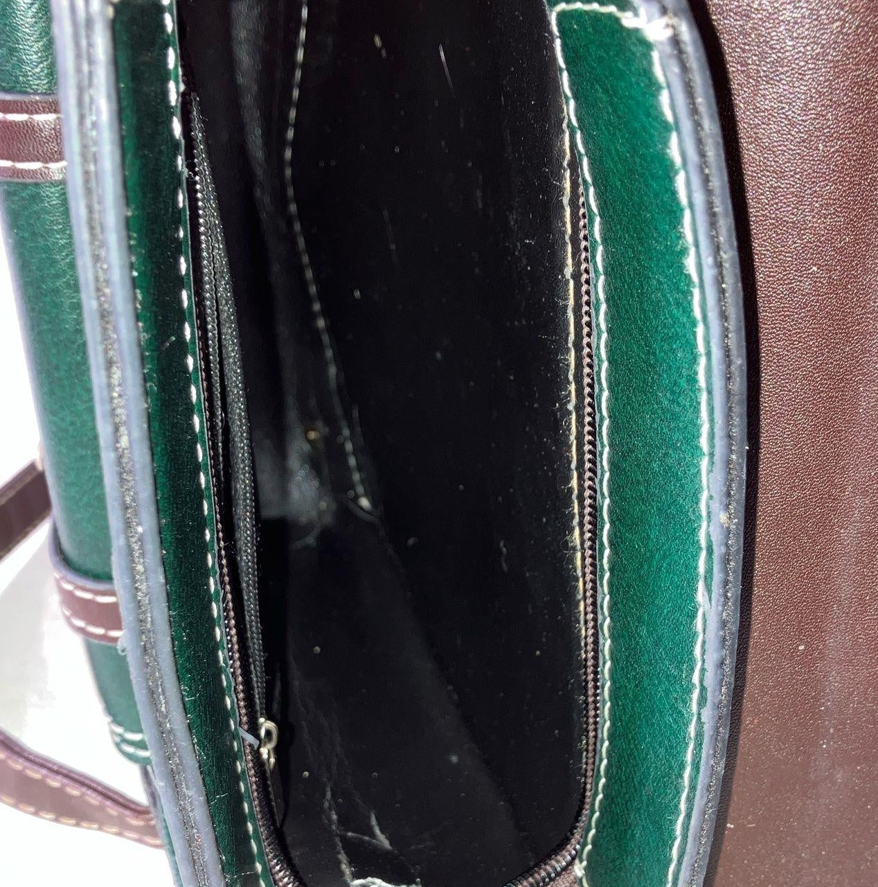 Olives Green Bumblebee Satchel Bag | Convertible Crossbody Backpack Style Handbag