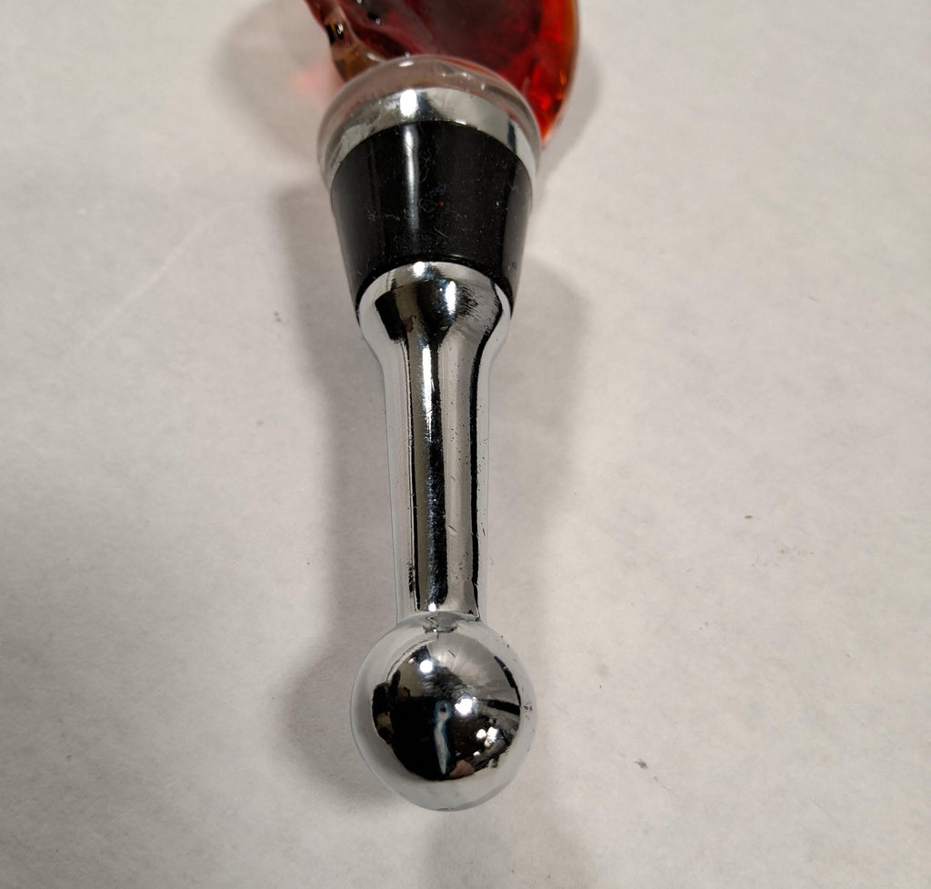 Artistic Creations Handmade Art Glass Wine Bottle Stopper, 5.25 Inches