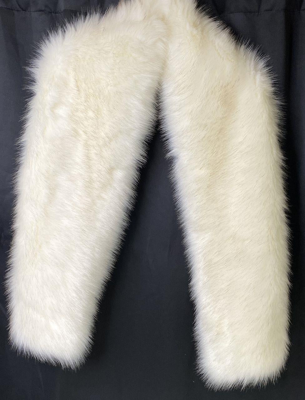 White Faux Fur Special Occasion Stole
