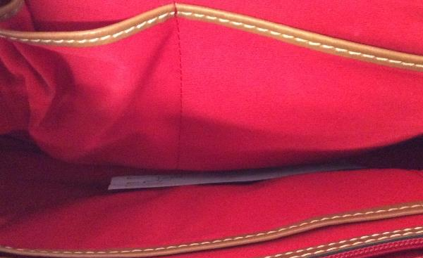 Dooney & Bourke Red Tartan Plaid Zip-Zip Satchel Bag