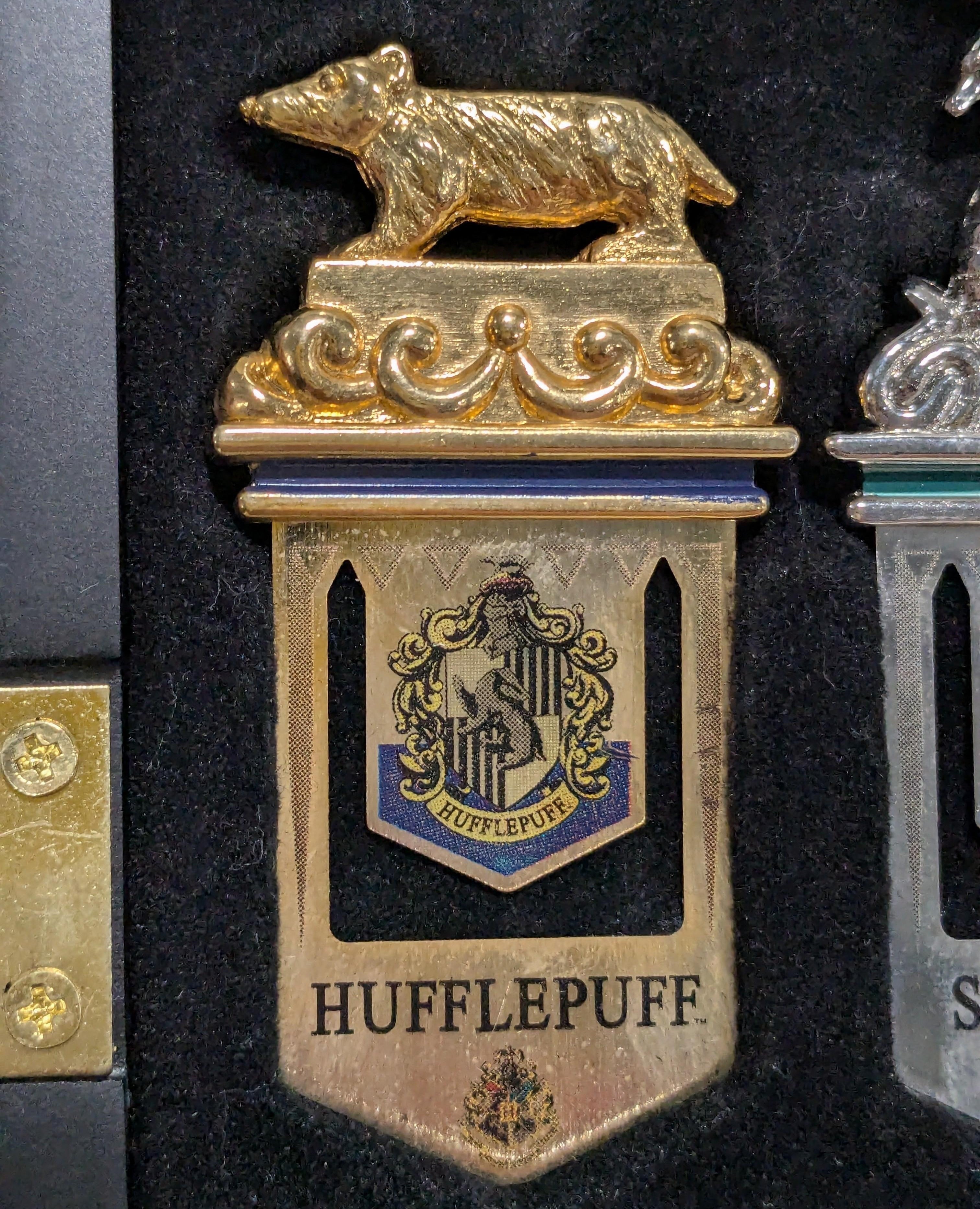 Harry Potter Hogwarts House Crest Metal Bookmarks Set of 4