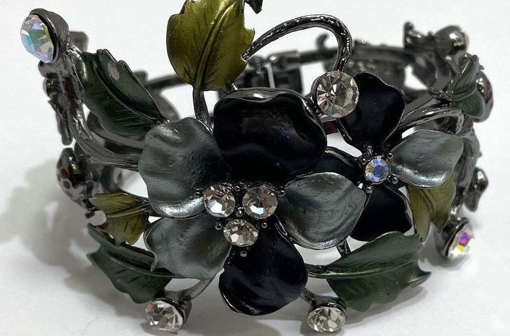 Floral Hinge Bracelet