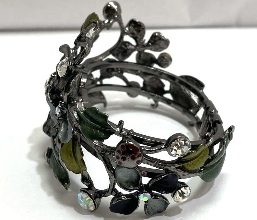 Floral Hinge Bracelet
