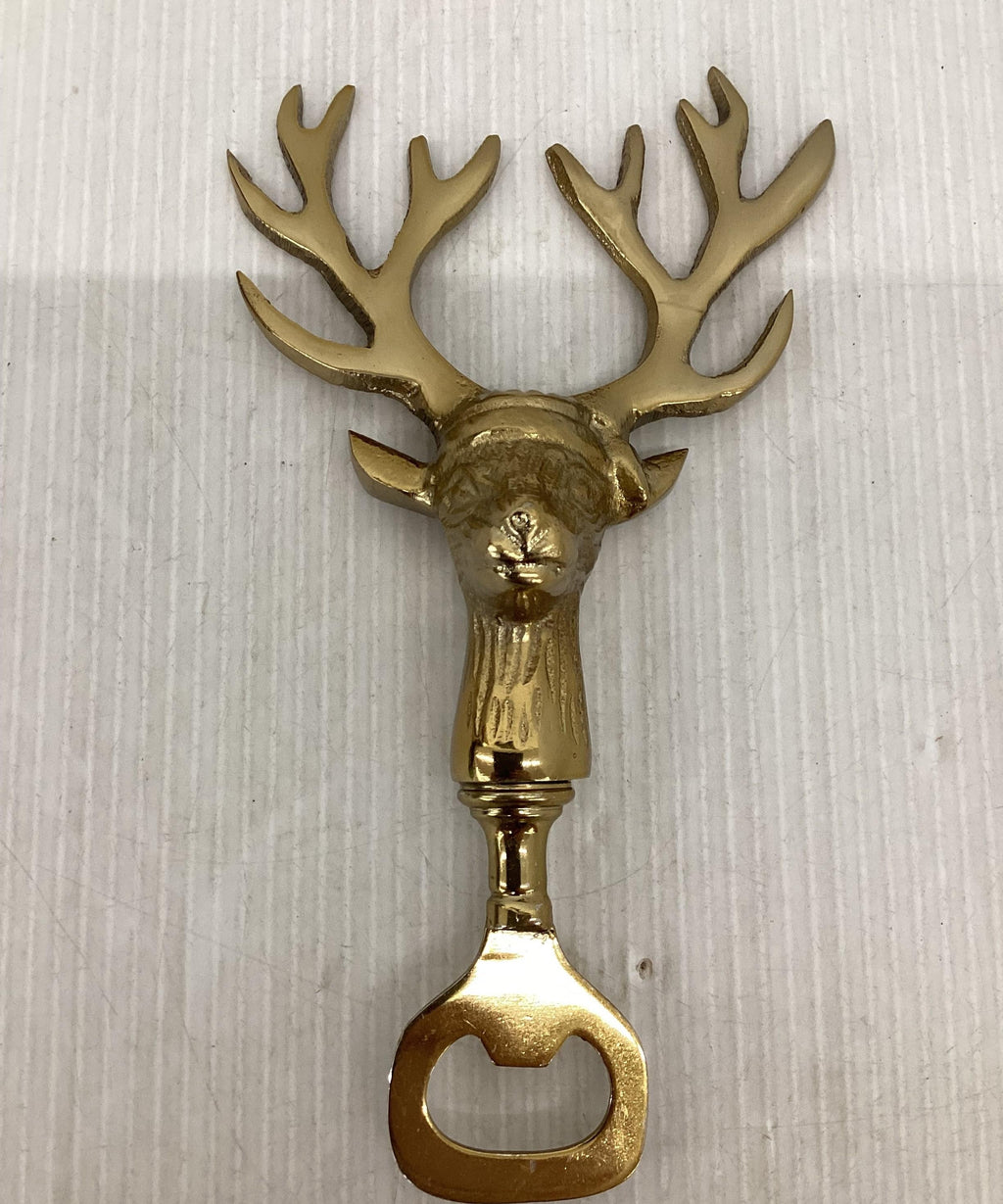 Gold-Tone Deer Antler Bottle Opener