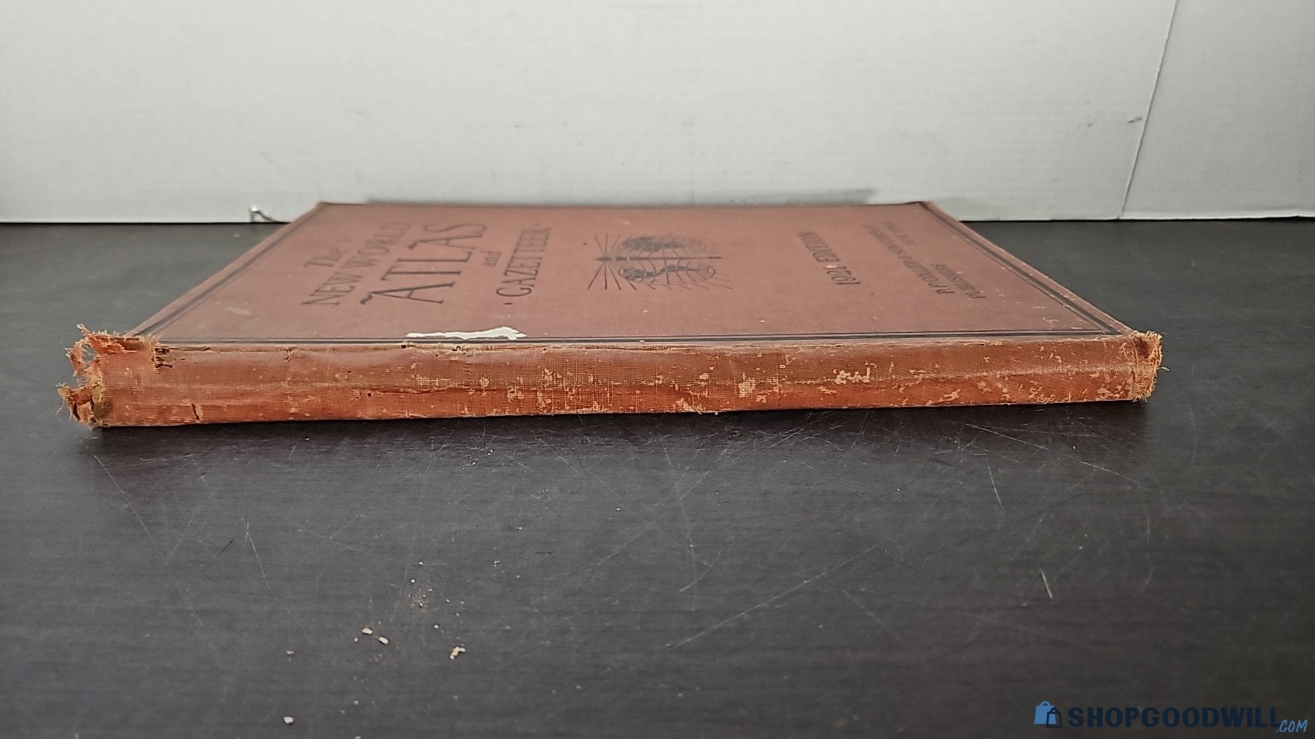 The New World Atlas and Gazetteer 1921 Hardcover Vintage Maps P.F. Collier