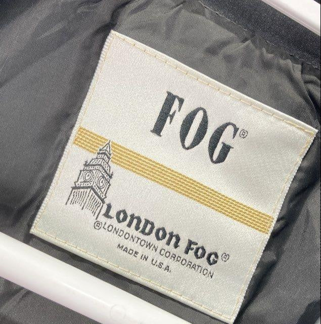 Vintage London Fog Size 12 Regular Black Rain Trench Coat with Belt