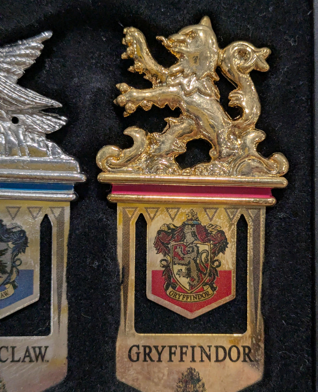Harry Potter Hogwarts House Crest Metal Bookmarks Set of 4