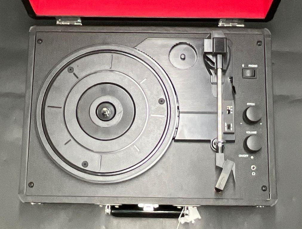 Crosley Portable Record Player - Autographed by Unknown Signer Missing Cord