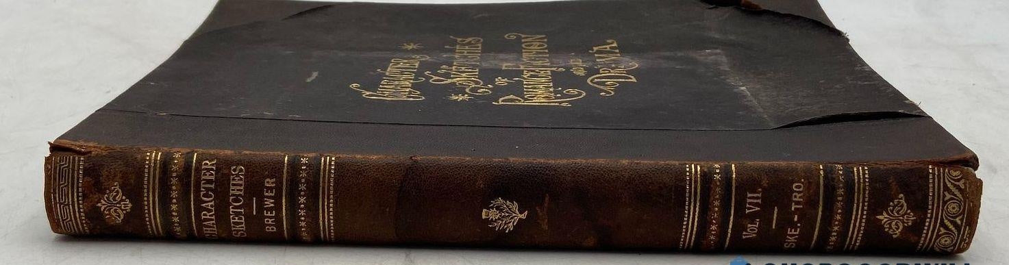 Character Sketches of Romance, Fiction and the Drama Volume VII | Antique Illustrated Literary Reference Book