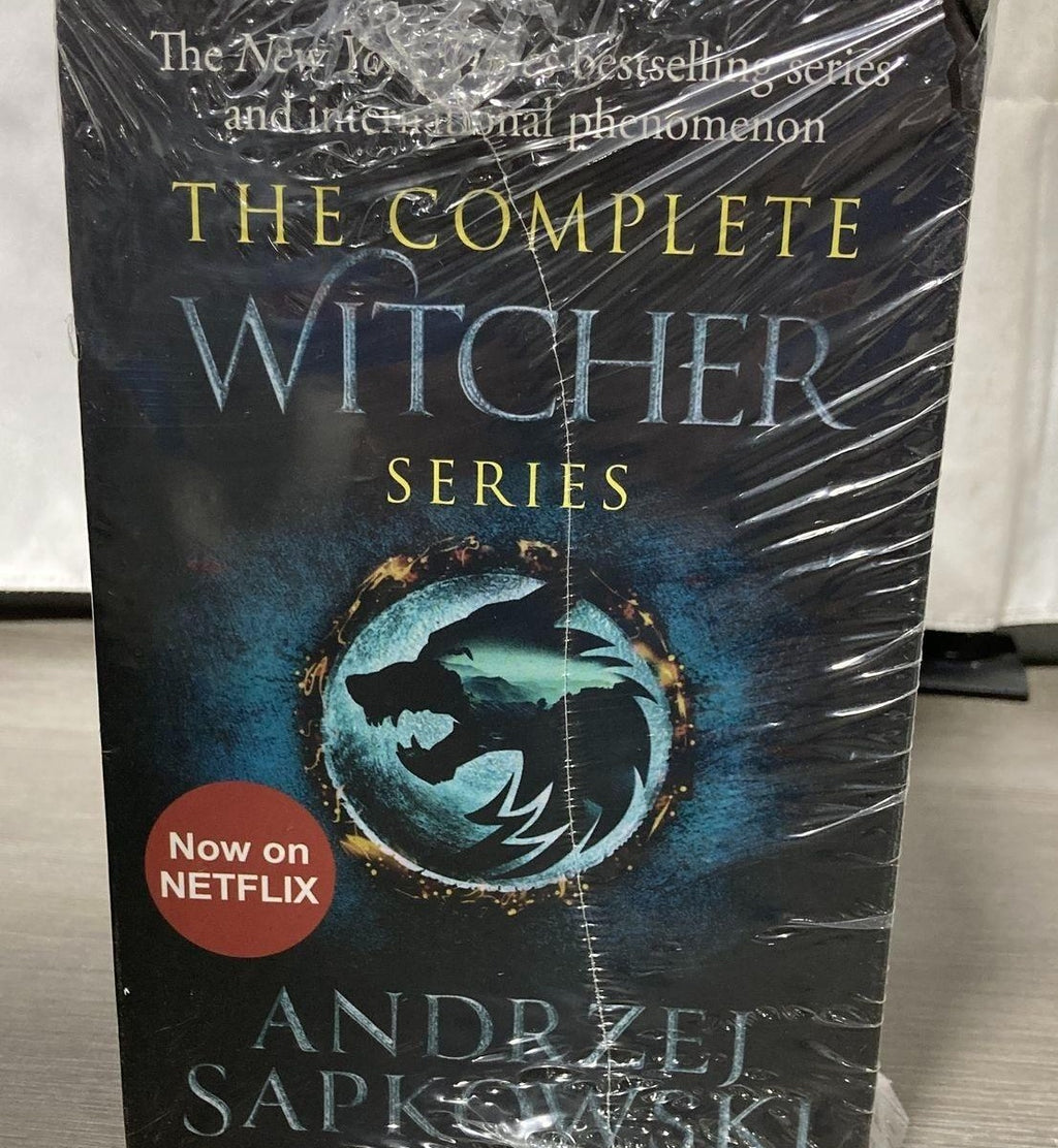 Sealed The Complete Witcher Series Boxed Set by Andrzej Sapkowski – 8 Book Fantasy Collection