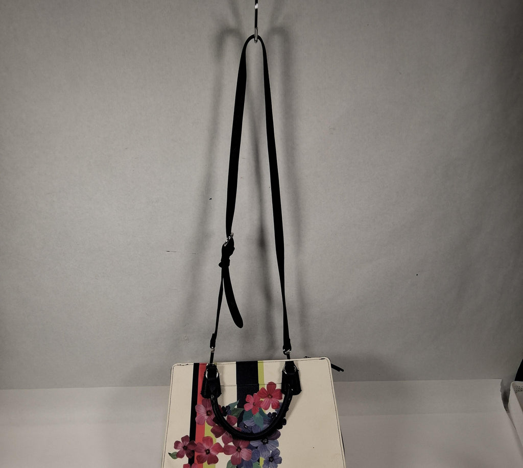 Dana Buchman Floral Tote Bag with Adjustable Strap Colorful Shopper Handbag