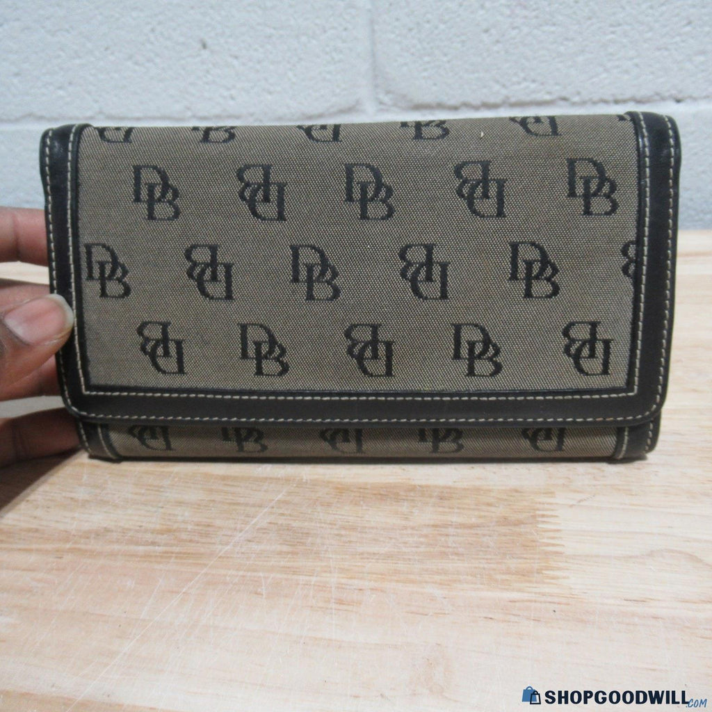 Brown-Black Dooney & Bourke Women's Wallet