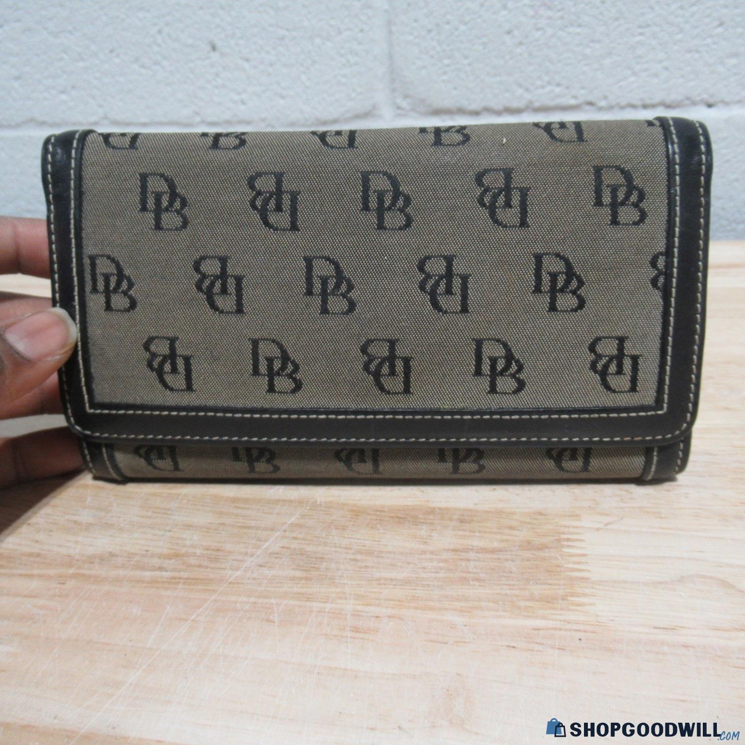 Brown-Black Dooney & Bourke Women's Wallet