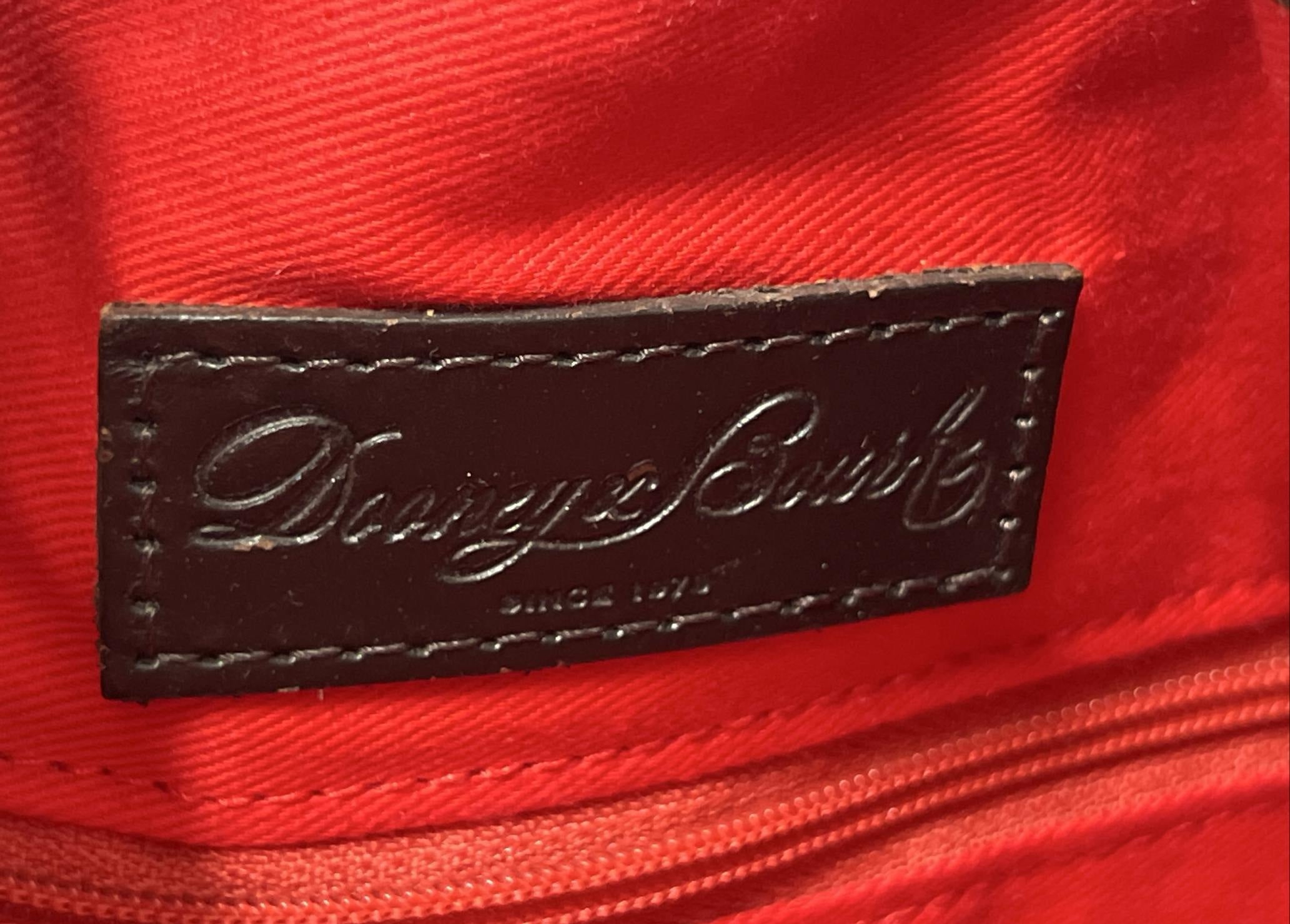 Dooney & Bourke Zebra Print Bucket Bag with Red Interior, Animal Print Shoulder Hobo Purse