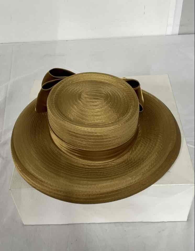 Giovannio New York Gold Bow Hat - Size OS