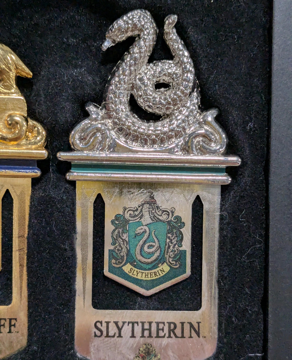 Harry Potter Hogwarts House Crest Metal Bookmarks Set of 4