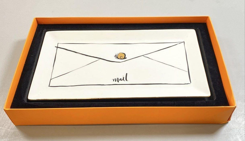 Kate Spade New York Daisy Place Snail Mail Tray 11" x 6"