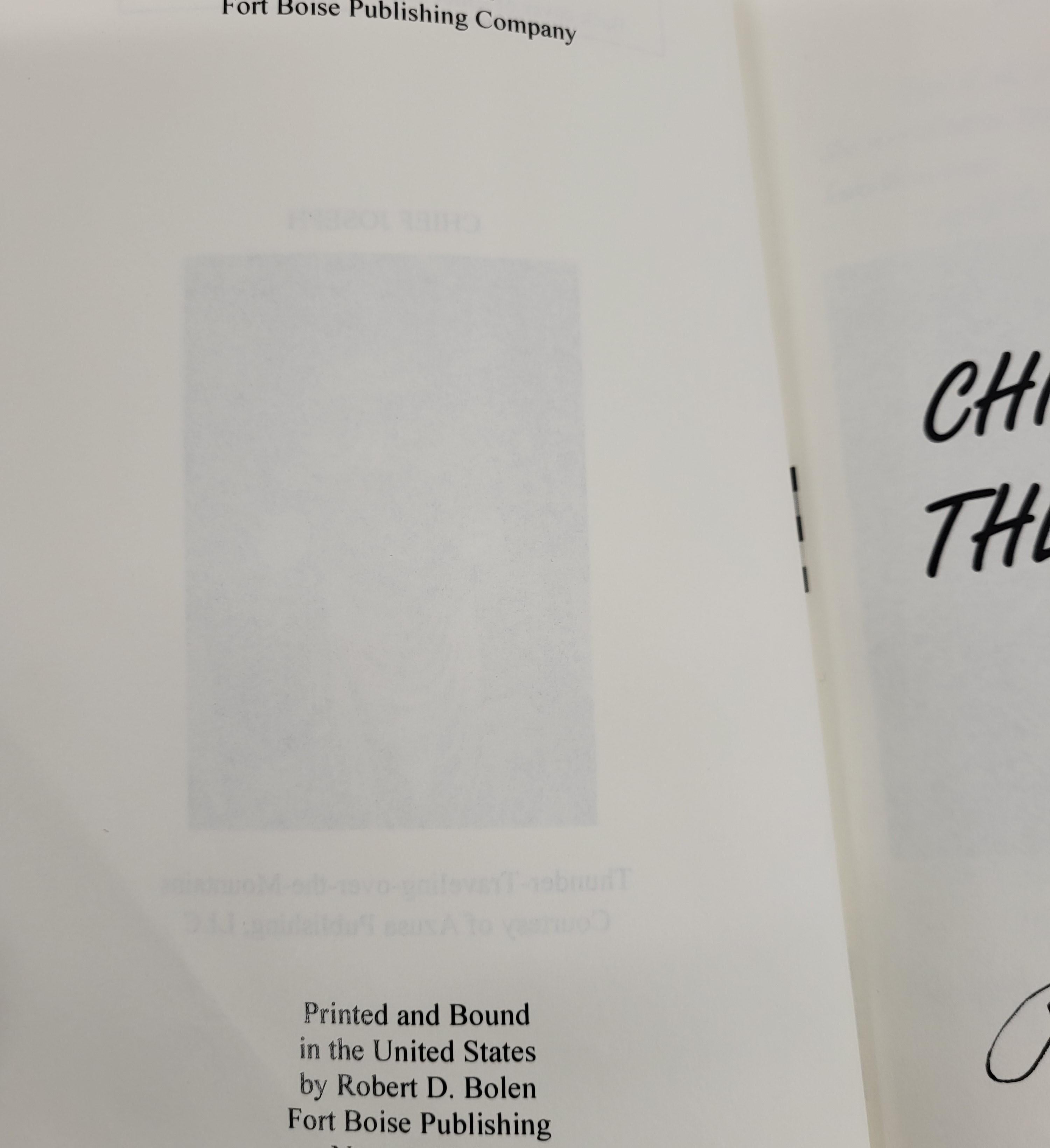 Chief Joseph and The Indian Wars Signed Book with Shadow of the Salmon DVD