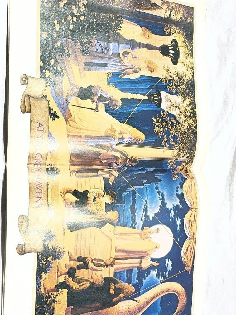 1978 J.R.R. Tolkien Calendar | Vintage Ballantine Lord of the Rings Hobbit Illustrated Calendar