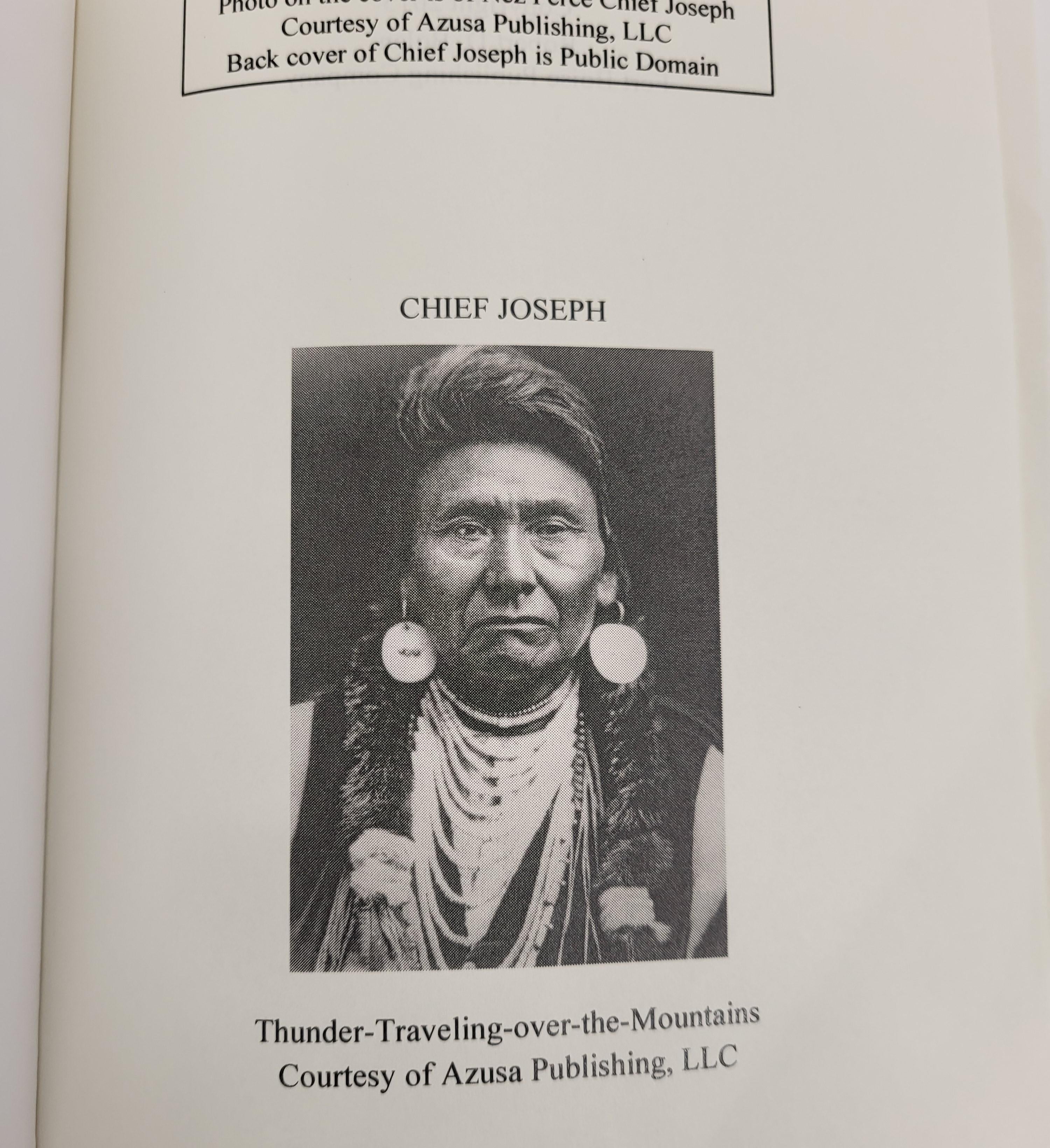 Chief Joseph and The Indian Wars Signed Book with Shadow of the Salmon DVD